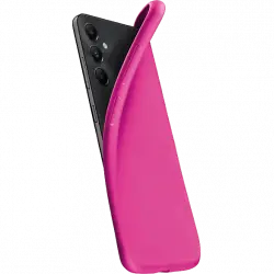 Funda - CellularLine CHROMAGALA15P, Para Samsung Galaxy A25 5G, Silicona, Trasera, Rosa