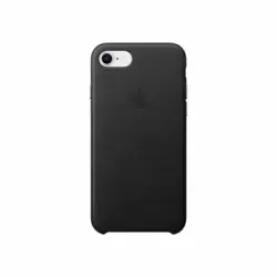 Funda de Piel para iPhone 8/7 - Negro