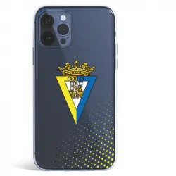 Funda del Cádiz Escudo Transparente Licencia Oficial Cádiz CF para iPhone 12