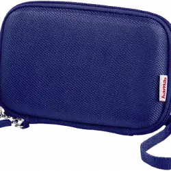 Funda disco duro - HAMA 095546PC, 2.5" HDD, Universal, Material EVA, Repelente al agua, Azul