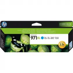 HP 971XL Cartucho Tinta Alta Capacidad Original Cian