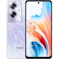 Móvil - Oppo A79, Lila, 256 GB, 8GB, 6.72" FHD+, MediaTek Dimensity 6020, 5000 mAh, Android