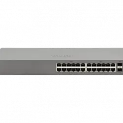 Switch - Cisco Meraki Go GS110-24-HW-UE, 24x Ethernet RJ45, Gigabit, Seguridad, Multifuncional, Gris