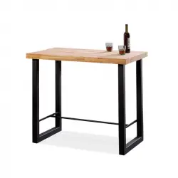 Adec Loft Mesa Alta 120x70x100cm Roble/Negro