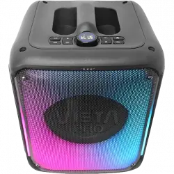 Altavoz de gran potencia - Vieta Pro Party 6, 120 W, Micrófono incluído, Hasta 8hs, Negro