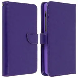 Avizar Funda Billetera Violeta para Smartphones 5" a 5.3"