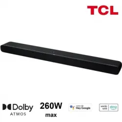 Barra De Sonido Dolby Atmos 2.1 Con Subwoofers Integrados Ts8211 Tcl