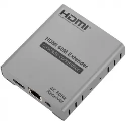 Bematik - Receptor Para Extensor Hdmi 2.0 A Través De Cable Ethernet (rj45) Cat5e/6 Hasta 60 Metros 4k@60hz Hb06200