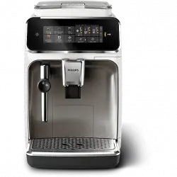 Cafetera superautomática - Philips EP3323/90, 1.8L, 2 bebidas, Espumador, Cromado blanco