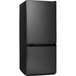 Frigorífico combi - Infiniton FGC-117B, Smart Frost, 117 cm, 120 l, Inox Negro