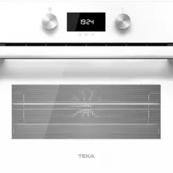 Horno con microondas - Teka HLC 8440 C, Multifunción, Limpieza por vapor, 40l, 59.5 cm, 5 potencias, Blanco