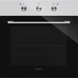 Horno - Taurus HS566IXM, 76 L, Integrable, Panel de acero inoxidable, Limpieza por vapor, Gris