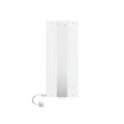 Radiador De Baño Plano Con Espejo 900w 1200x450 Mm Blanco Ml-design