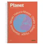Agenda escolar 2023/2024 Planet Additio A5 semana vista naranja catalán
