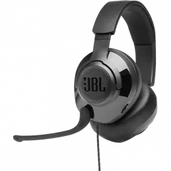 Auriculares gaming - JBL Quantum 200, De diadema, Con cable, Multiplataforma, Jack 3.5mm, Negro