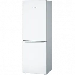 Frigorífico combi - Bosch KGN33NWEA, No Frost, 176 cm, 282 l, SuperCongelación, Iluminación LED, Blanco