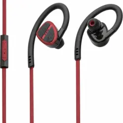 Aeg Kh 4232 - Auriculares Bluetooth Deportivos Inalambricos Magnéticos Resistentes Al Sudor,ipx4, Negro Y Rojo