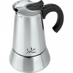 Cafetera tradicional - Jata Hogar CAX112, Asa sólida, Apta para inducción, Inox