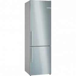 Frigorífico combi - Bosch KGN39VIBT, No Frost, 203 cm, 363 l, Cajón VitaFresh XXL, SuperCongelación, Inox antihuellas