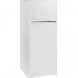 Frigorífico dos puertas - Teka FTM 240, 143 cm, 207 l, Descongelación automática, 4 bandejas de cristal, Blanco