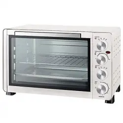 Infiniton Horno Convencion Sobremesa Hsm-20b31 (30l, 1500w, Blanco, Temperatura Hasta 230oc Y Tiempo Hasta 60 Minutos, Horno Portatil)