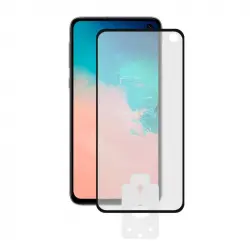 Ksix Protector de Pantalla Cristal Templado para Samsung Galaxy S10e Negro