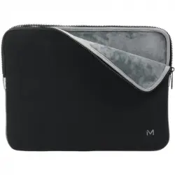 Mobilis - Funda Negra Skin Memory Foam Para Portátiles Hasta 14"