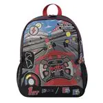 Mochila mediana Totto Gokart estampado