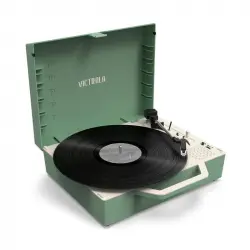 Victrola Re-Spin Tocadiscos Con Altavoz Verde