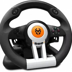 Volante - Krom K-Wheel, Juego de volante y pedales, PC/PS3/PS4/Xbox One