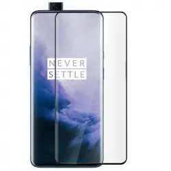 Avizar Protector Cristal Templado Negro para Oneplus 7T Pro