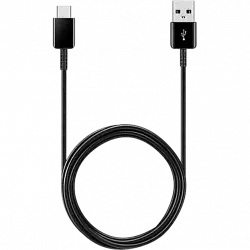 Cable USB - Samsung EP-DG930MBEGWW, Tipo C, 1.5 m, Negro