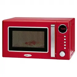 Clatronic MWG 790 Rock&Retro Microondas con Grill 20L 700W Rojo