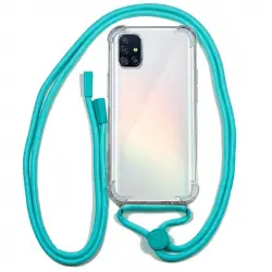 Cool Funda con Cordón Celeste para Samsung Galaxy A51