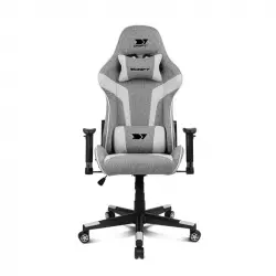 Drift DR90 Silla Gaming de Tela Gris/Blanca