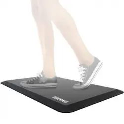 Duronic Dm-mat1 Alfombra De Goma Suelo Antifatiga Ergonómica Reposapiés De Oficina, Suave Y Mullido Para Evitar Dolores De Rodilla, Piernas Y Pies En