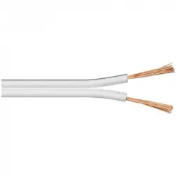 Goobay Cable para Altavoz 2x1.5mm 100m Blanco