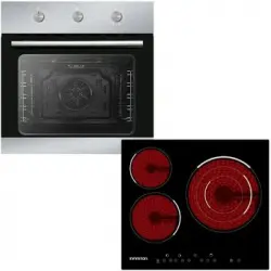 Infiniton Pack Vitroceramica Y Horno (horno H6bk + Placa Vit3f30d)