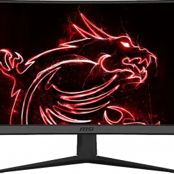 Monitor gaming - MSI G24C6 E2, 23.6" FHD, VA, Curvo, 180 Hz, 1ms, Visión nocturna, Negro