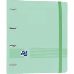 Oxford Live & Go EuropeanBinder Archivador Carpeblock con Recambio A4+ Menta Pastel