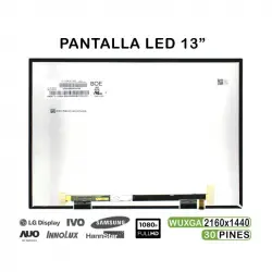 Pantalla LED de 13" Para Portátil P130ZFA-BA1 2160x1440 30 Pines