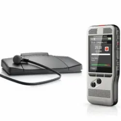 Philips Dpm6700 - Grabadora Portatil (dss, Mp3, Pantalla Color Tft De 2.4 Inch) Color Plateado