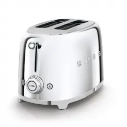 Smeg TSF01SSEU Tostadora 2 Rebanadas 950W Cromado