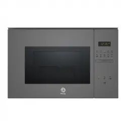 Balay 3CG5175A0 Microondas Integrable con Grill 25L 900W Cristal Gris Antracita