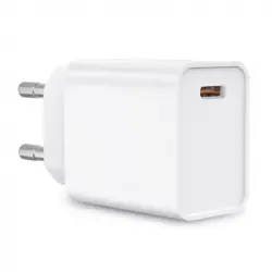 Contact Cargador De Red 20w Carga Ultrarrápida USB-C Blanco