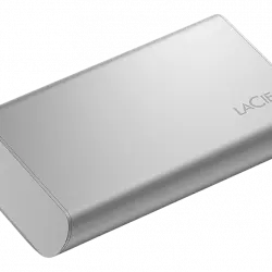 Disco duro externo 2 TB - LaCie STKS2000400, SSD, USB-C, Escritura 1000 MB/s, Lectura 1050 Plata