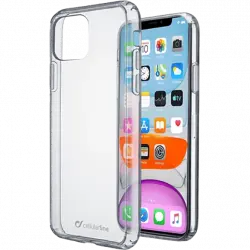 Funda - CellularLine CLEARDUOIPHXR2T, Para Apple iPhone 11, Rígida, Transparente