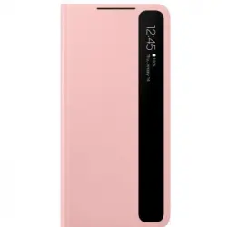 Funda Smart Clear View S21 Plus Rosa