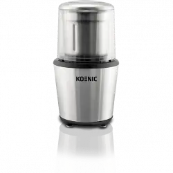 Molinillo de café - Koenic KCH 2021, 200 W, 120 g, Acero inoxidable