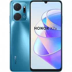 Móvil - Honor X7a, Ocean Blue, 128 GB, 4 GB RAM, 6.74 " HD+, Mediatek Helio G37, 5330 mAh, Magic UI 6.1 basado en Android 12